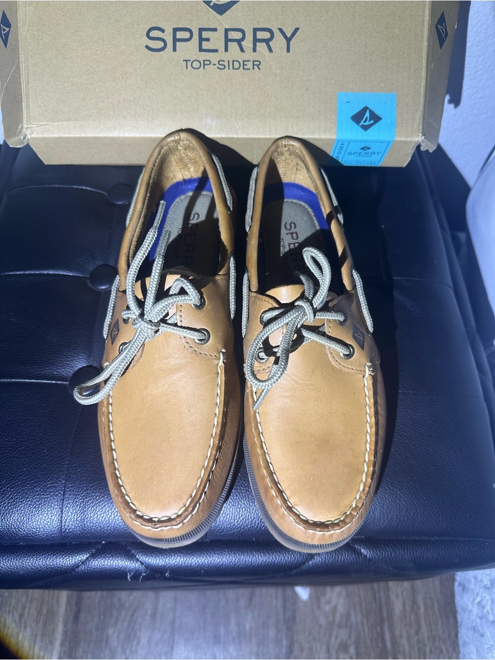 Sperry Classic Tan Leather 2-Eye Boat Shoes